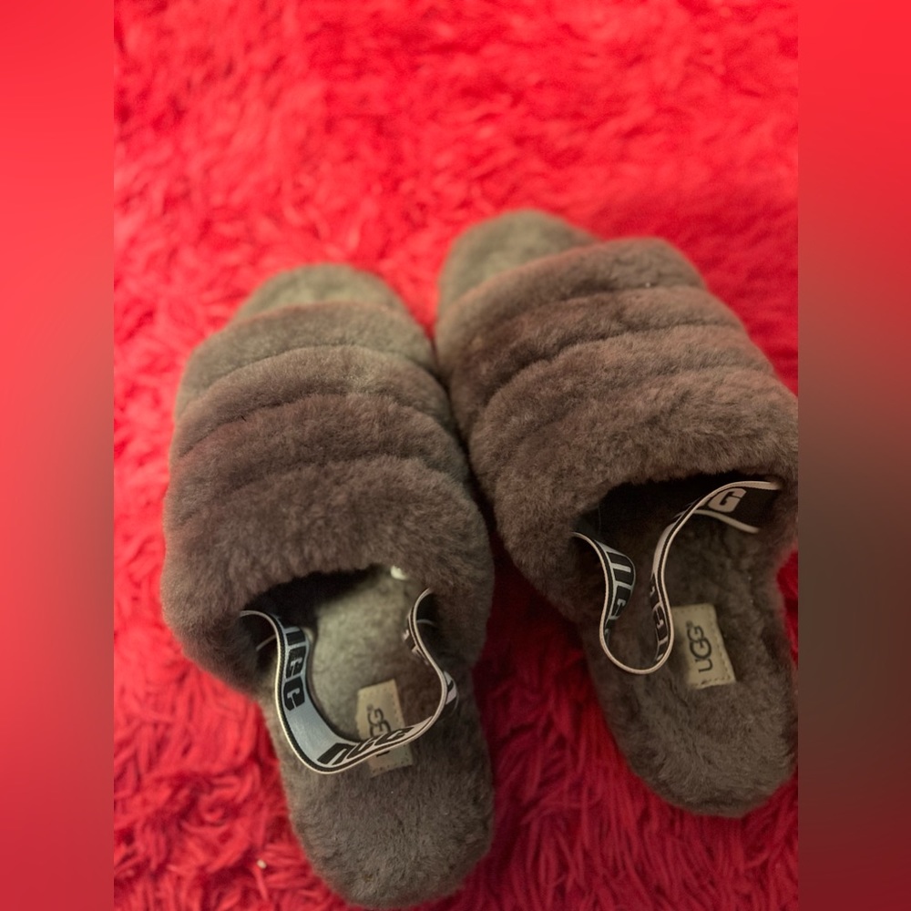 Uggs Fluff Yeah Shearling Slingback Slippers - image 2